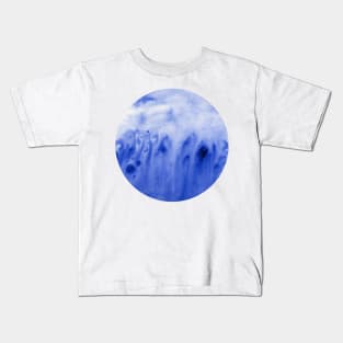 Blue sprouting (circle) Kids T-Shirt